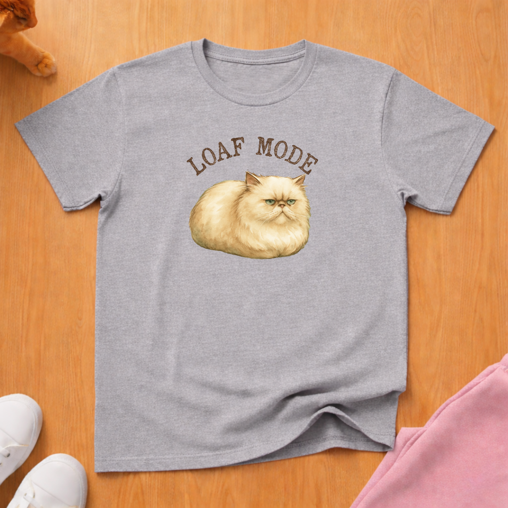 Loaf Mode cat T-shirt