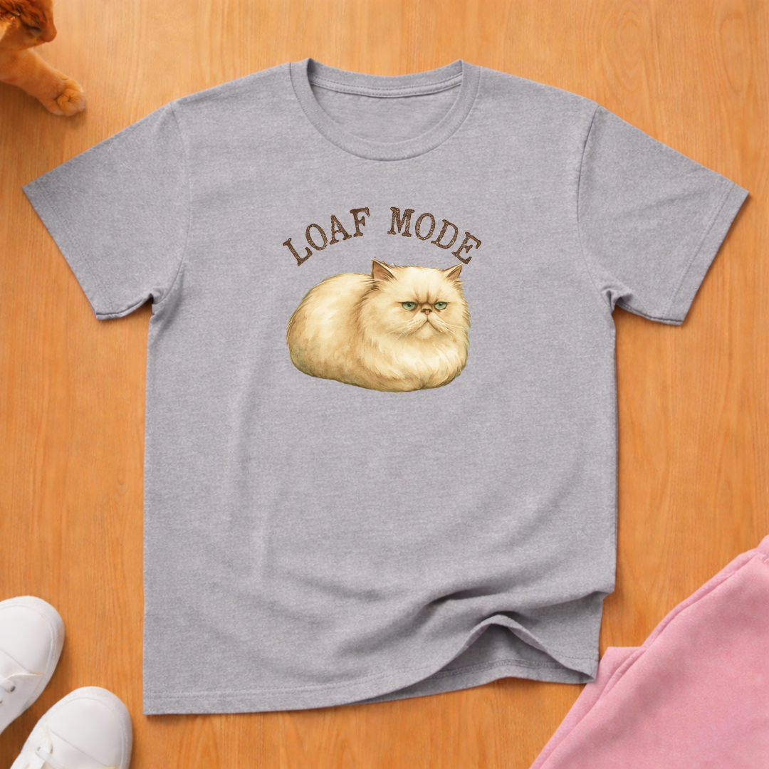 Loaf Mode cat T-shirt