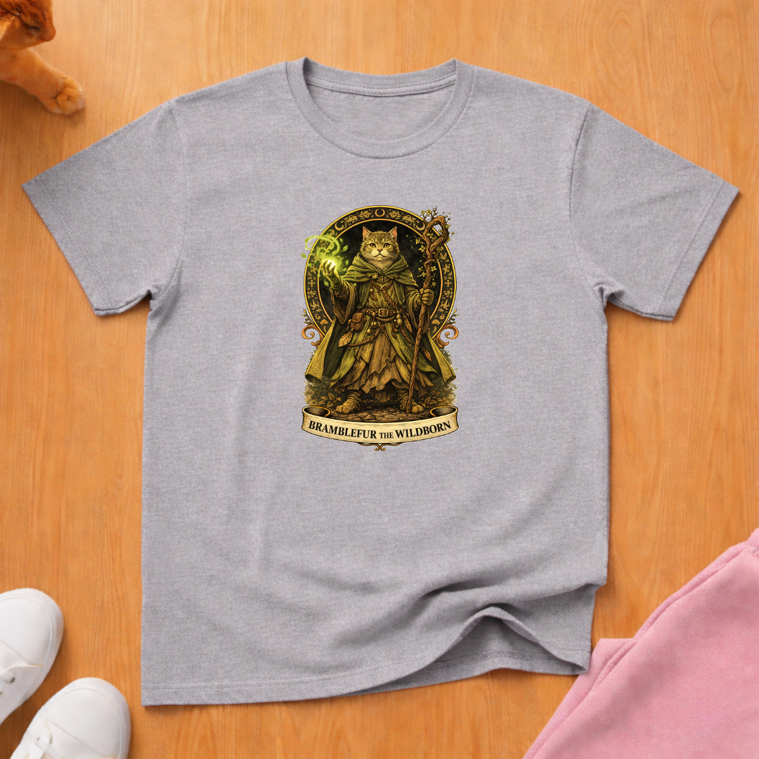 RPG Druid "Bramblefur" 2 T-shirt