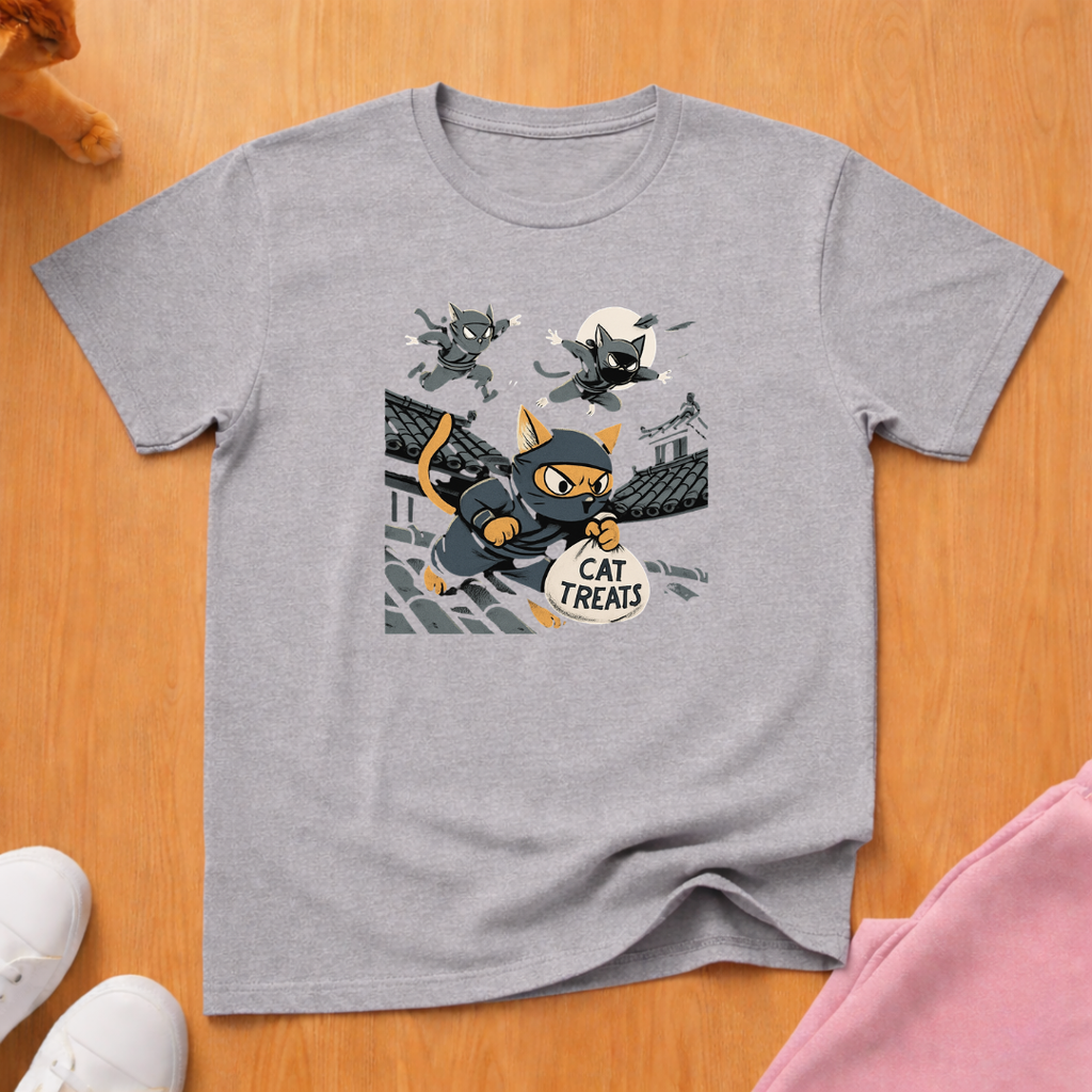 Ninja Cats cat T-shirt