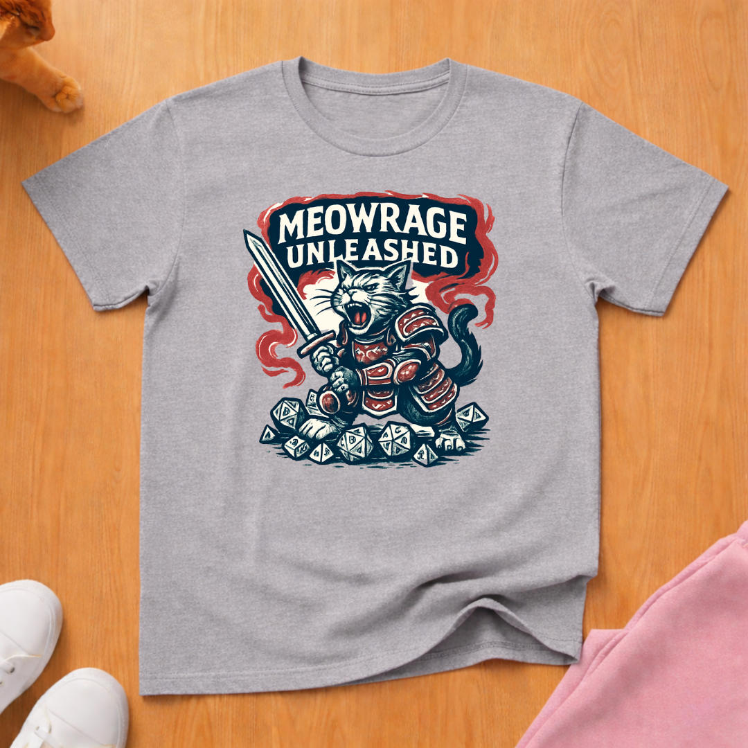 Meow rage unleashed 2 cat T-shirt