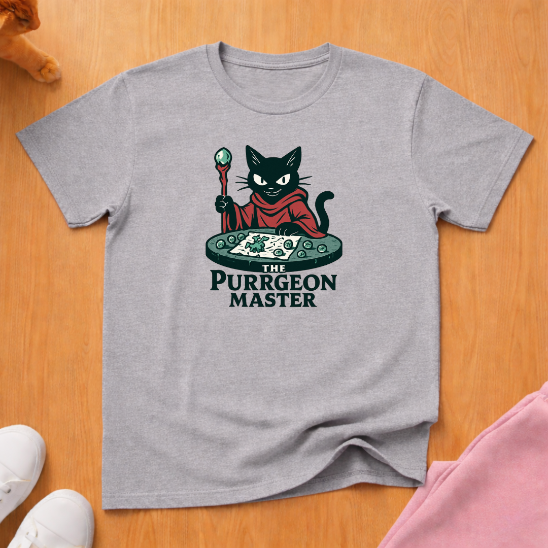 Purrgeon Master 2 cat T-shirt