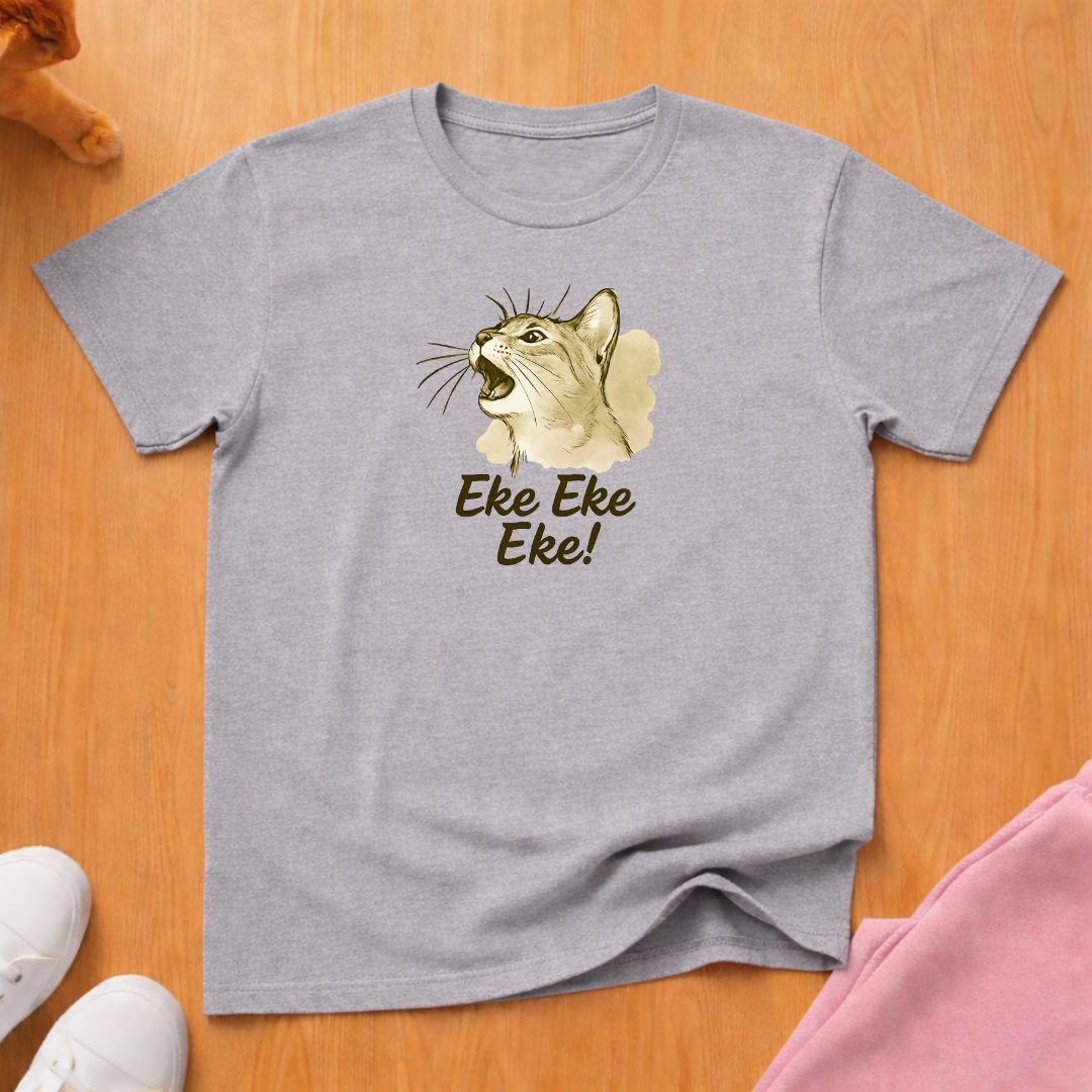 Eke Eke Eke! cat T-shirt