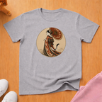 Geisha cat parasol T-shirt