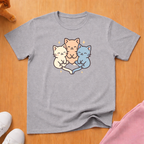 Cute cat tail heart cat T-shirt