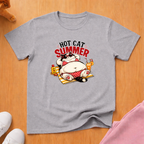 Hot cat summer T-shirt