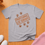 Professional cat servant T-shirt cat