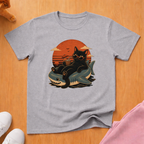 Summertime cat T-shirt