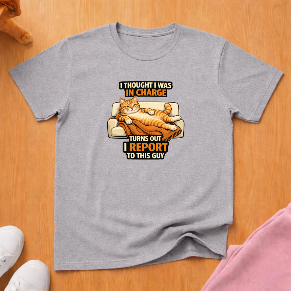 I report to this guy T-shirt