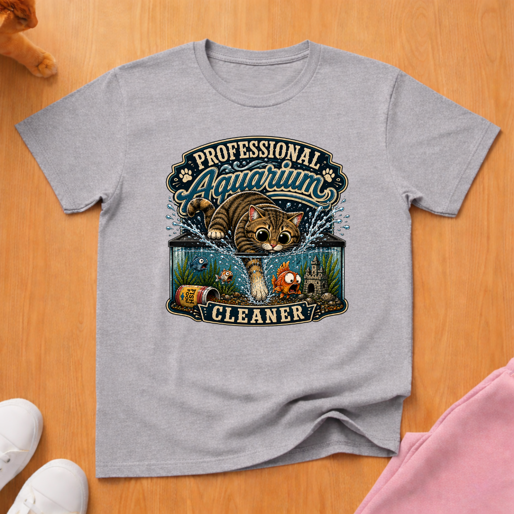 Professional aquarium cleaner T-shirt