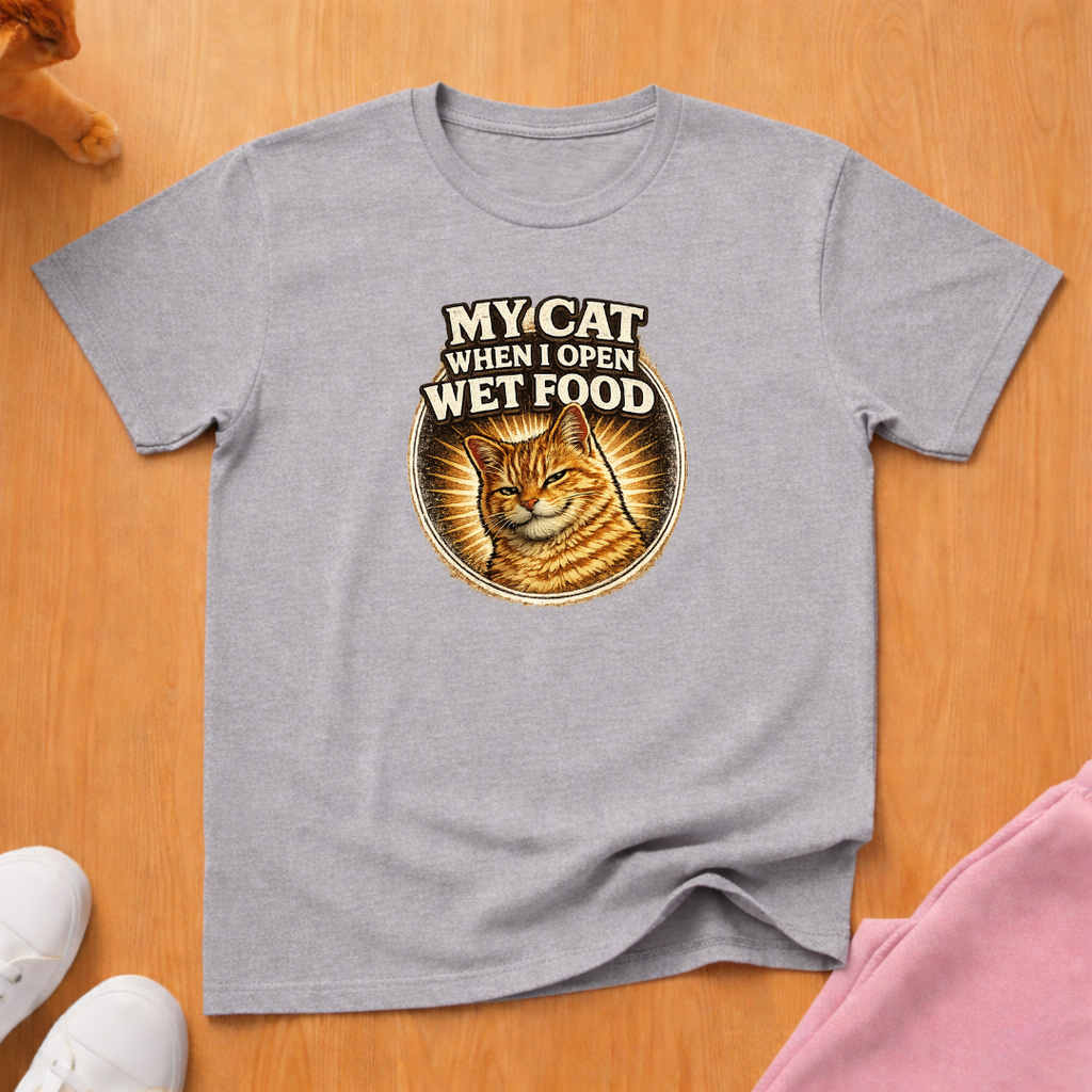 When I open wet food T-shirt