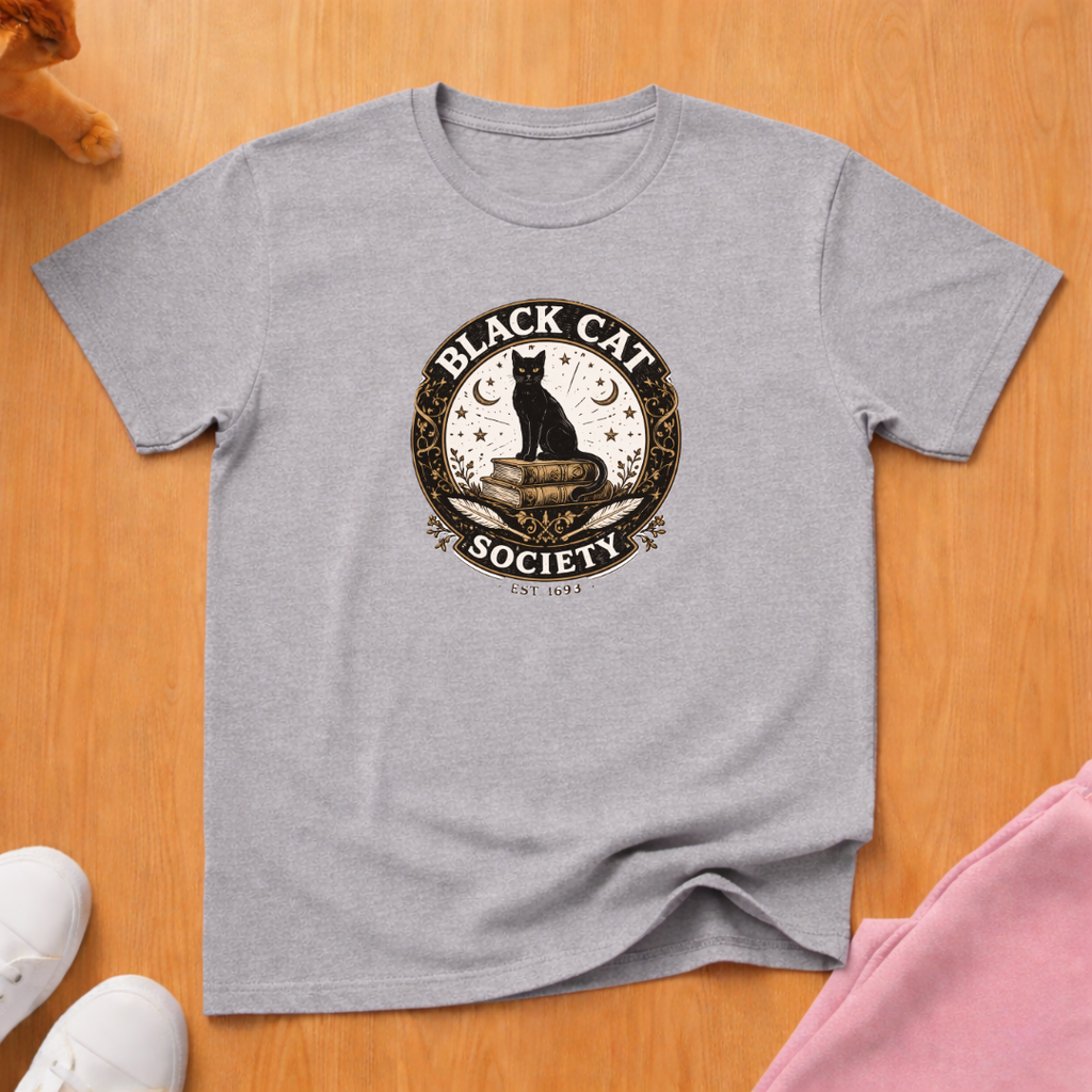 Black Cat Society T-shirt