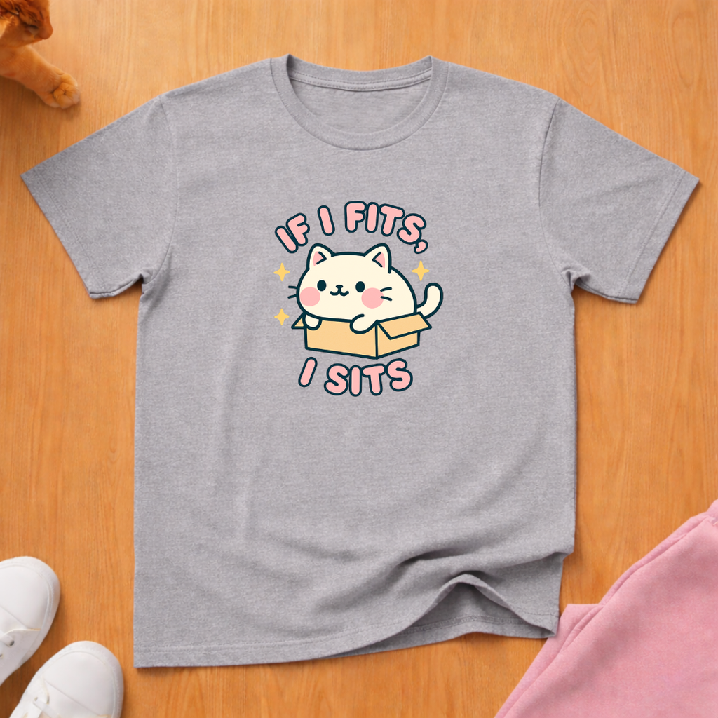 Cute if I fits cat T-shirt