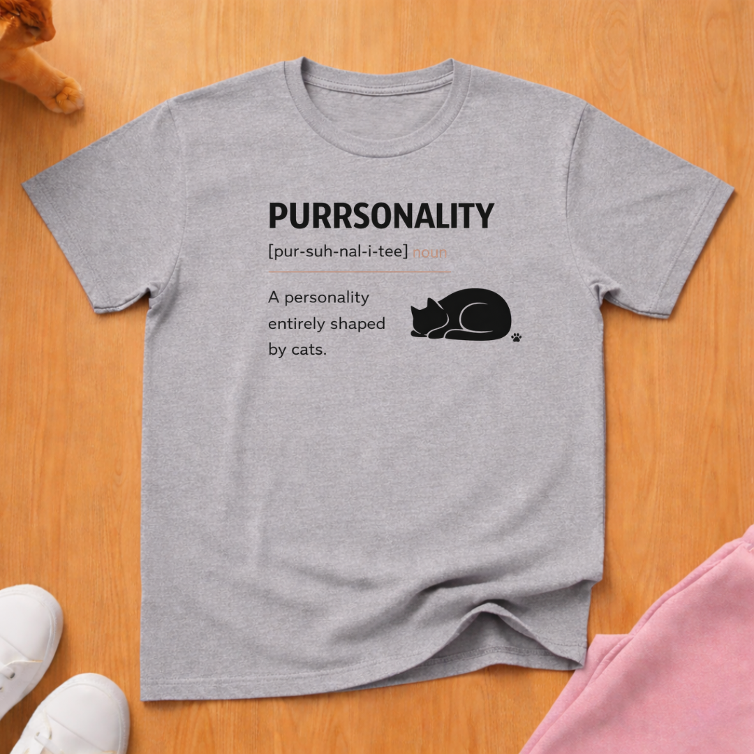 Purrsonality definition T-shirt