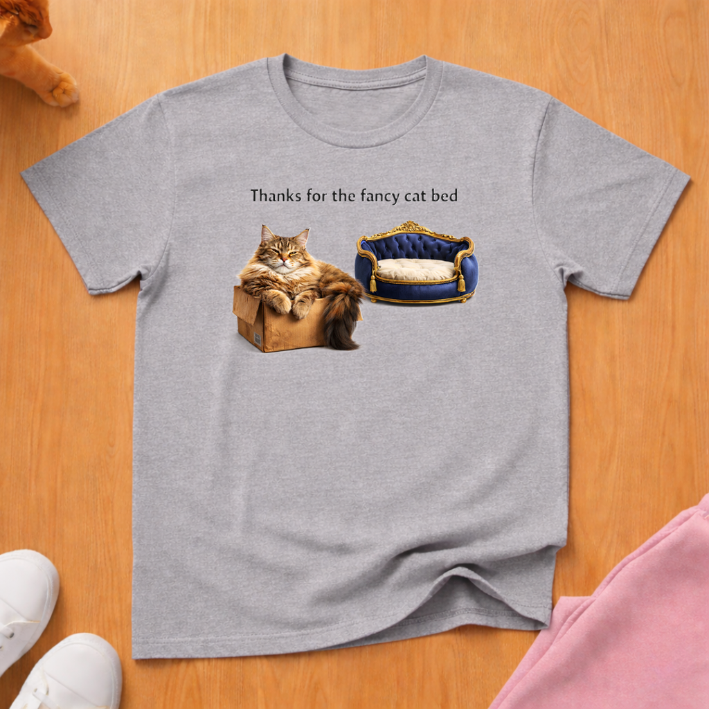Fancy cat bed T-shirt