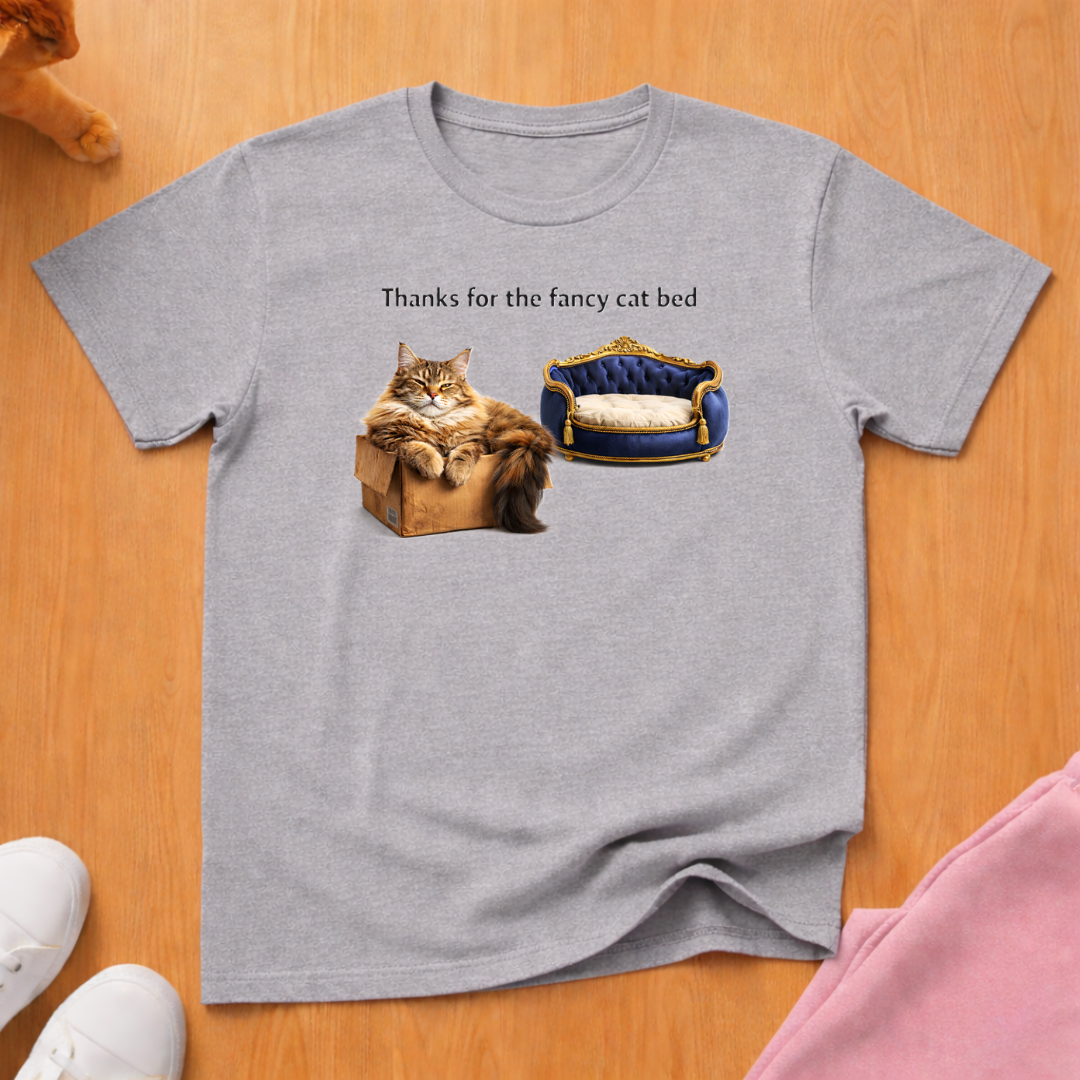 Fancy cat bed T-shirt