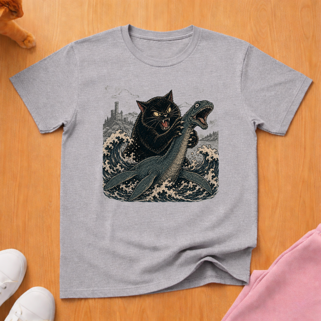Nessie attack T-shirt