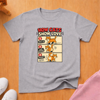 How cats show love T-shirt