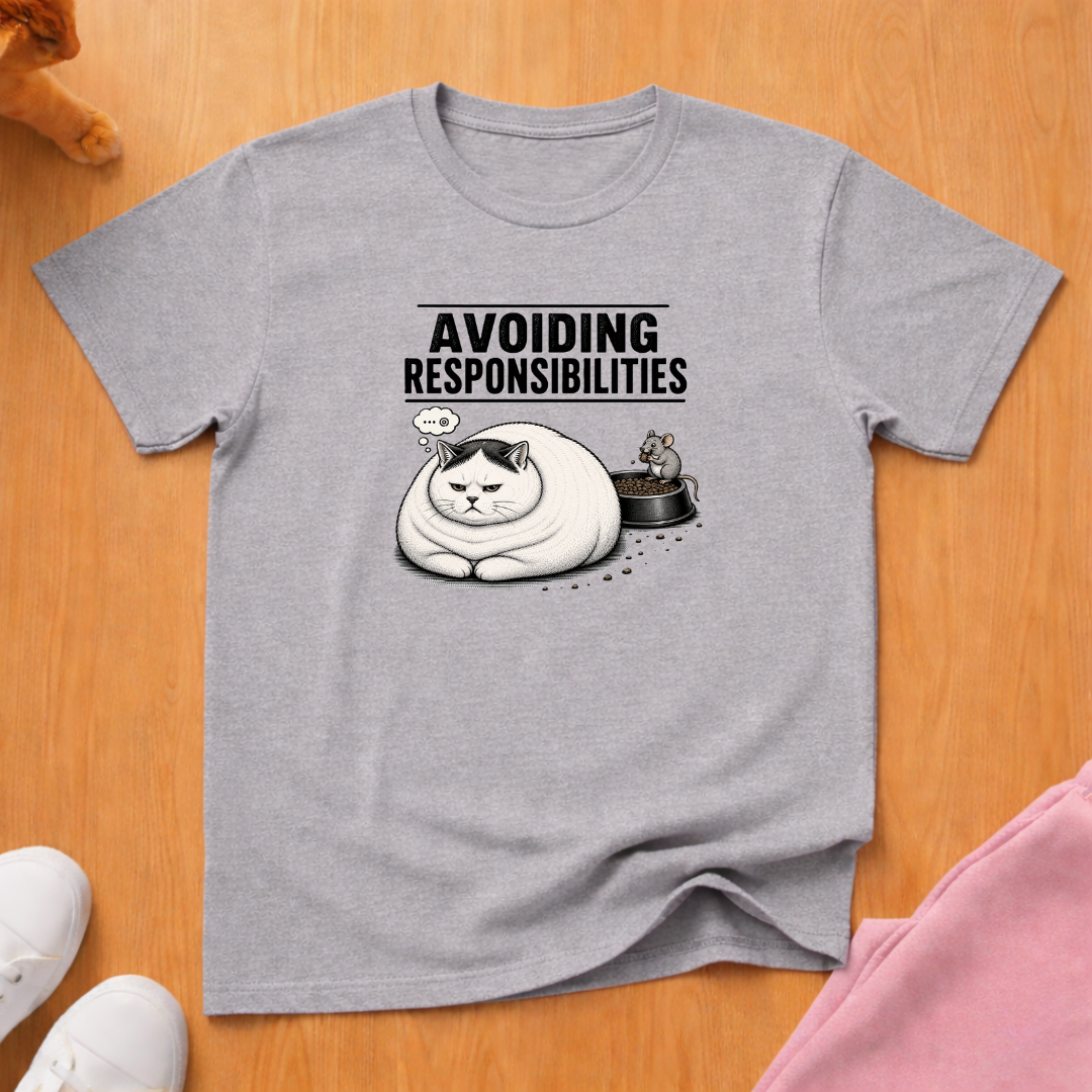Avoiding responsibilities (dark) T-shirt