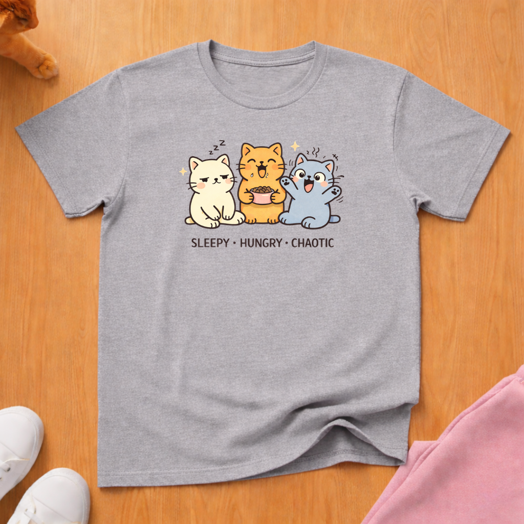 Sleepy Hungry Chaotic T-shirt