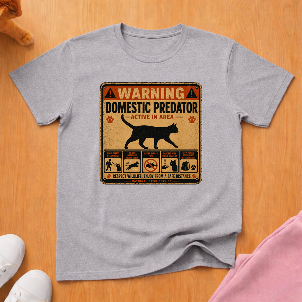 Domestic predator T-shirt