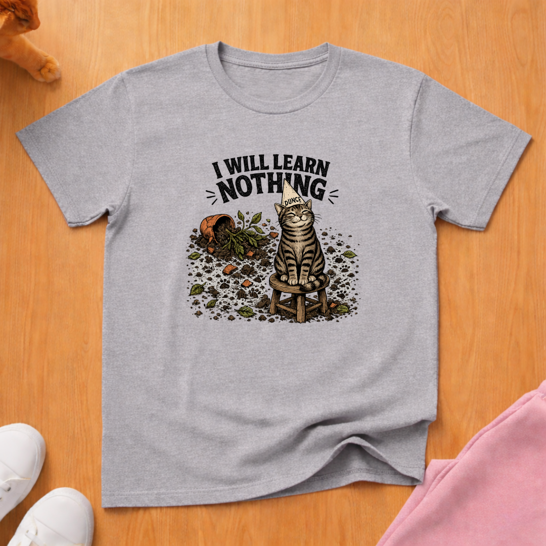 I will learn nothing T-shirt
