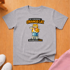 My coworker = Orange cat T-shirt