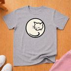 Curled Cat cat T-shirt
