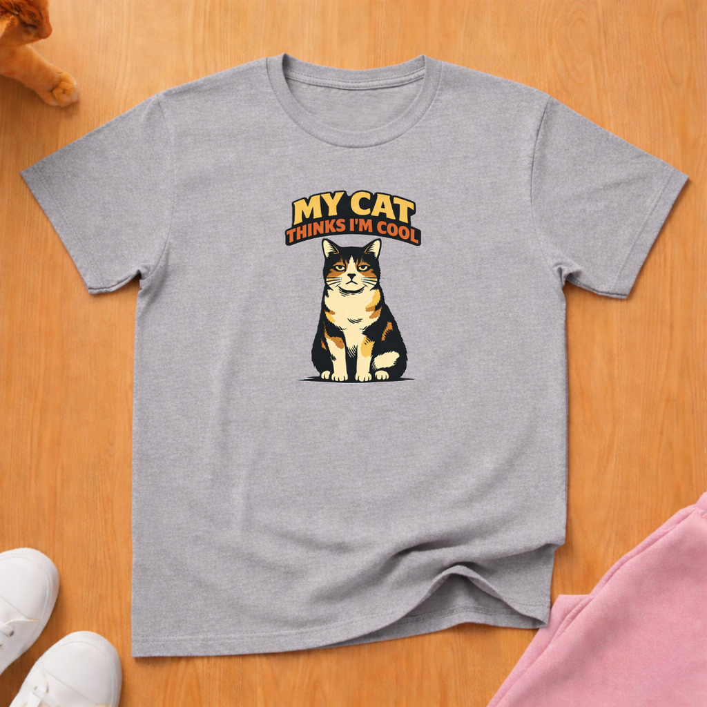 My Cat thinks I'm cool T-shirt