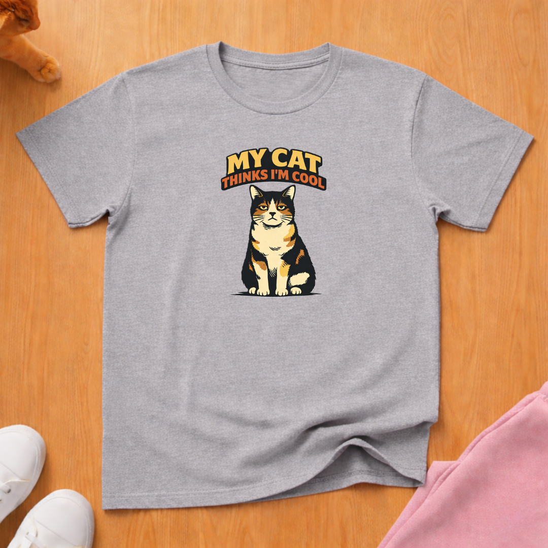 My Cat thinks I'm cool T-shirt