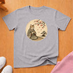 Cat with tea T-shirt