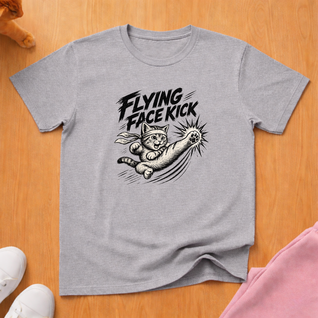 Face kick T-shirt