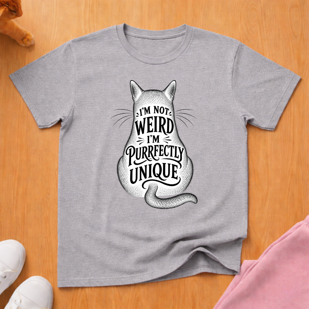 Purrfectly unique (dark) T-shirt