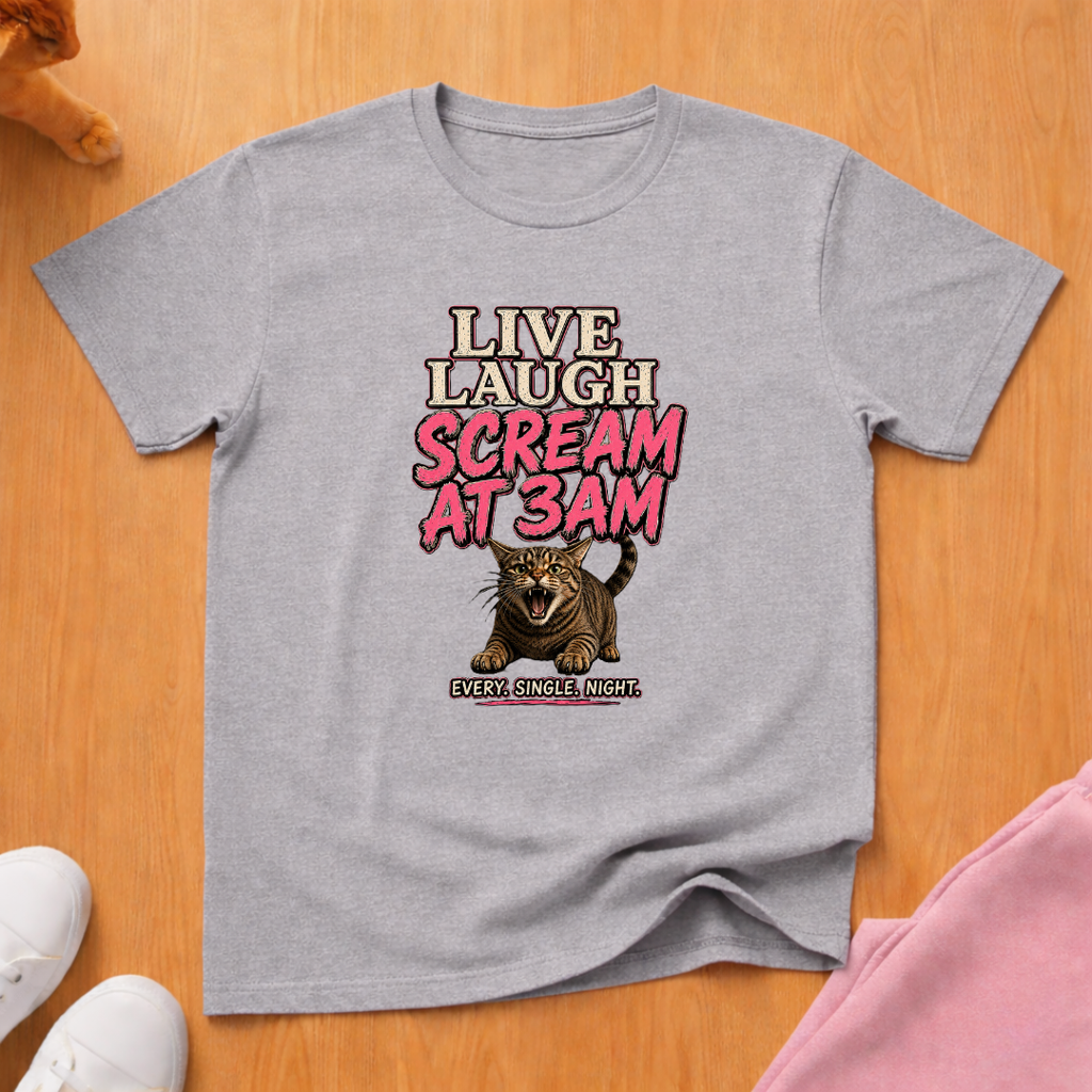 Live Laugh Scream T-shirt