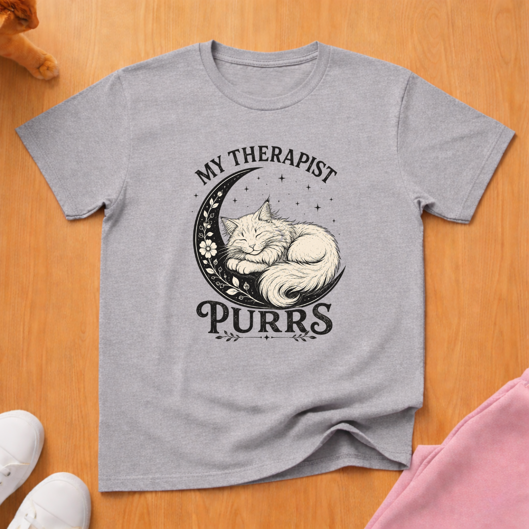 My therapist purrs T-shirt