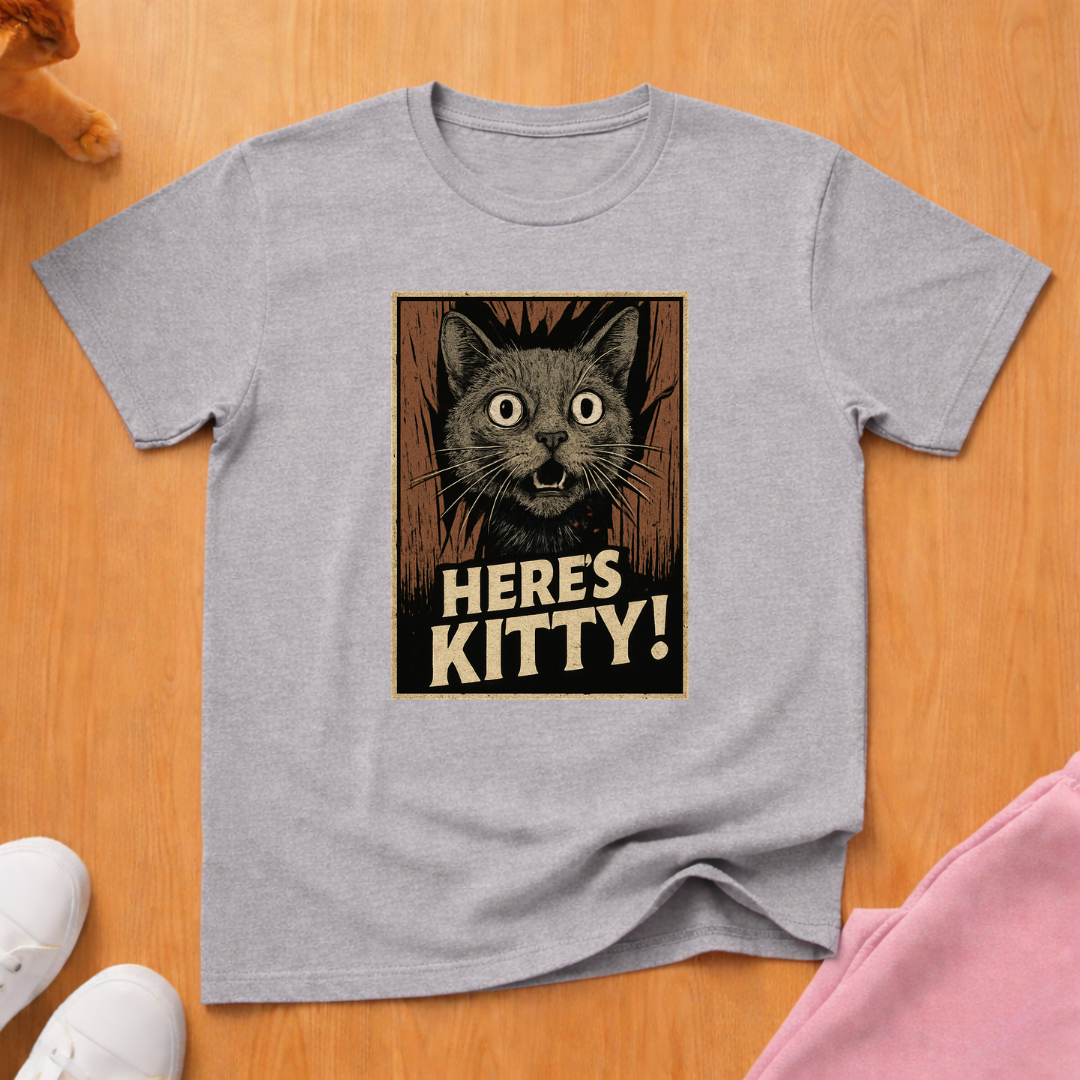 Here's Kitty cat T-shirt
