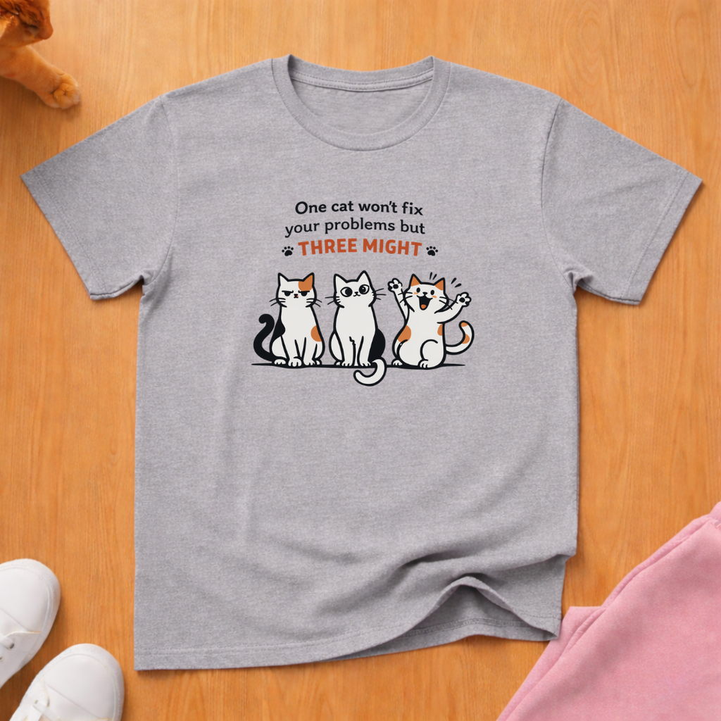 Three might T-shirt