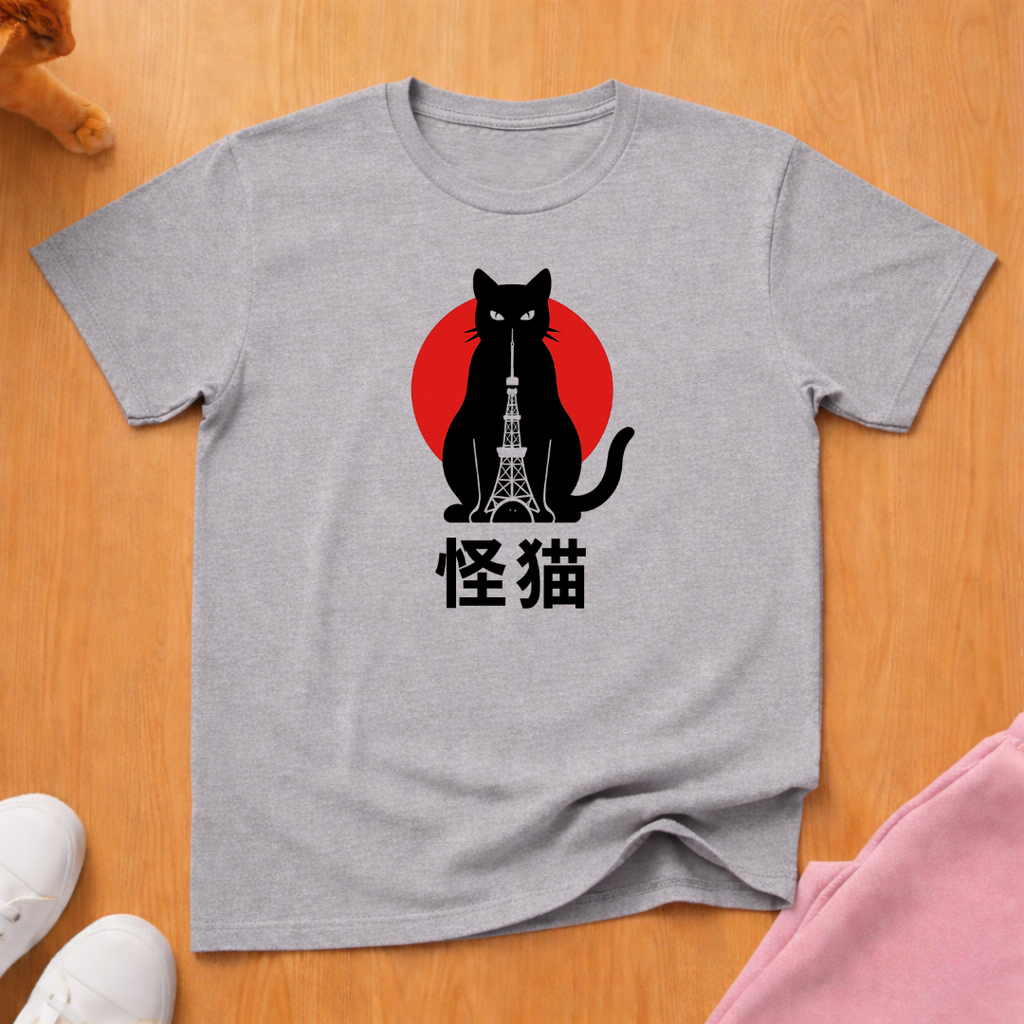 Japanese Monster cat T-shirt