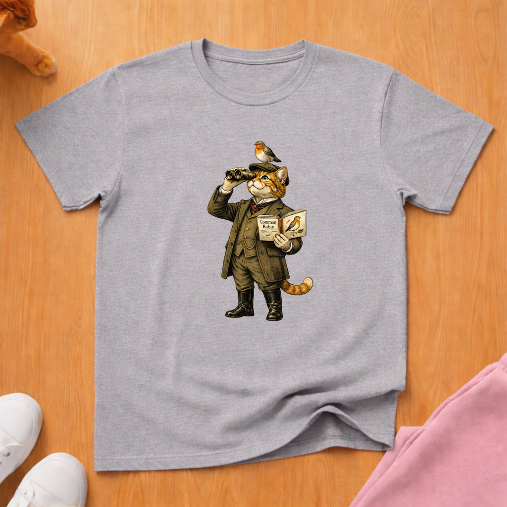 English bird watcher T-shirt