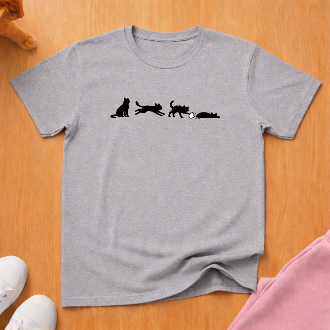 Cat progression 2 T-shirt