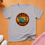 Retro cat mom cat T-shirt