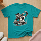 Skateboard cat T-shirt