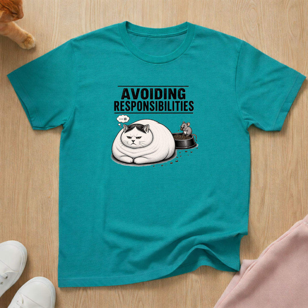 Avoiding responsibilities (dark) T-shirt