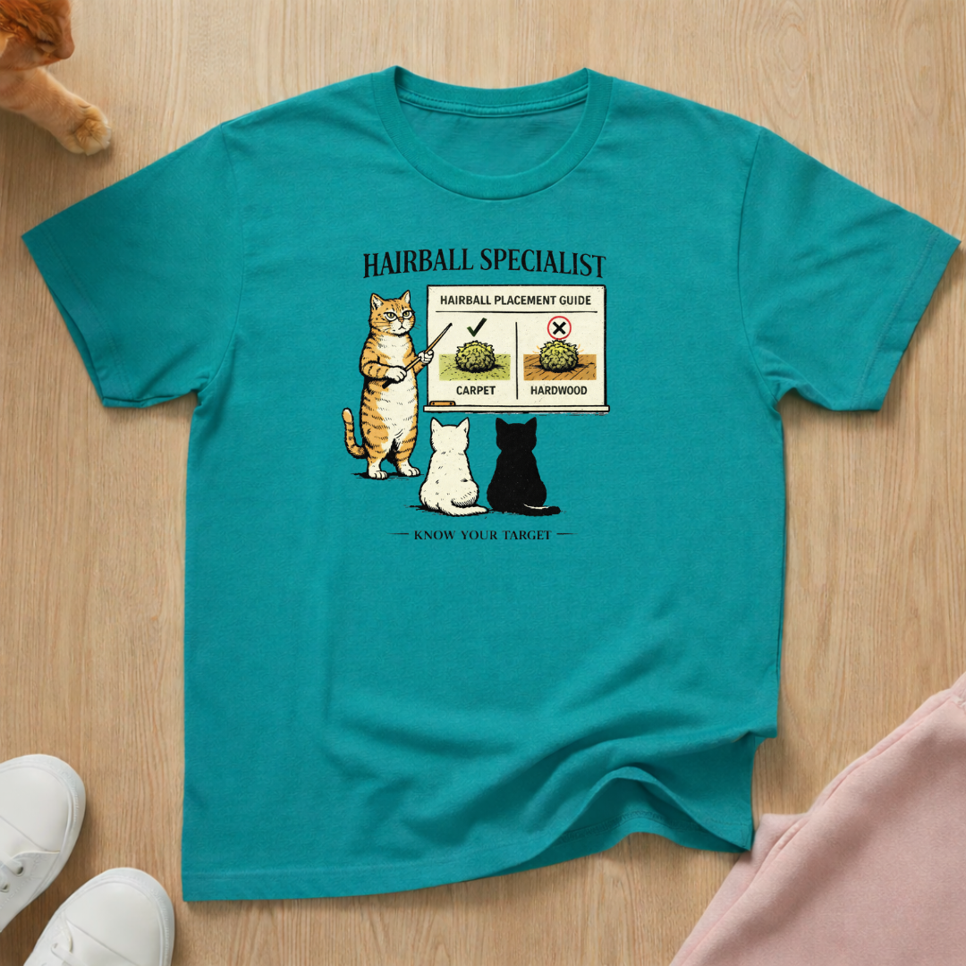 Hairball specialist T-shirt