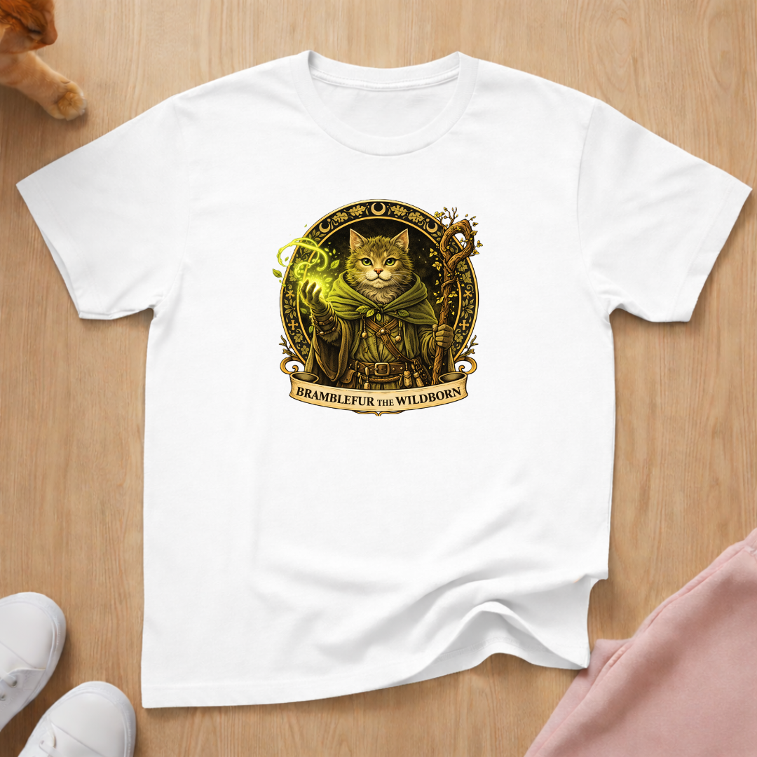 RPG Druid "Bramblethorn" T-shirt