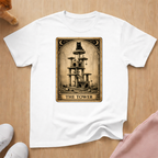 "The Tower" Tarot Card T-shirt