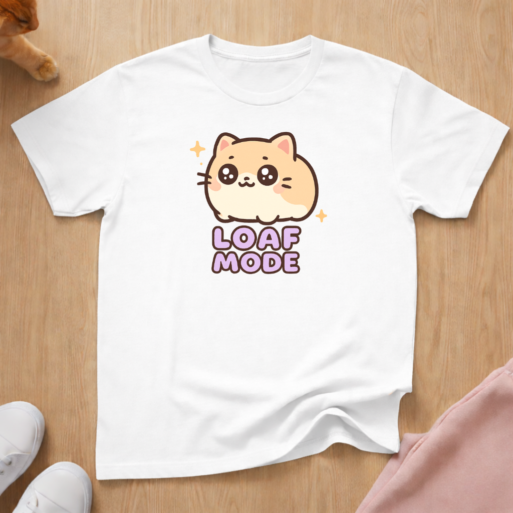 Cute Loaf Mode cat T-shirt