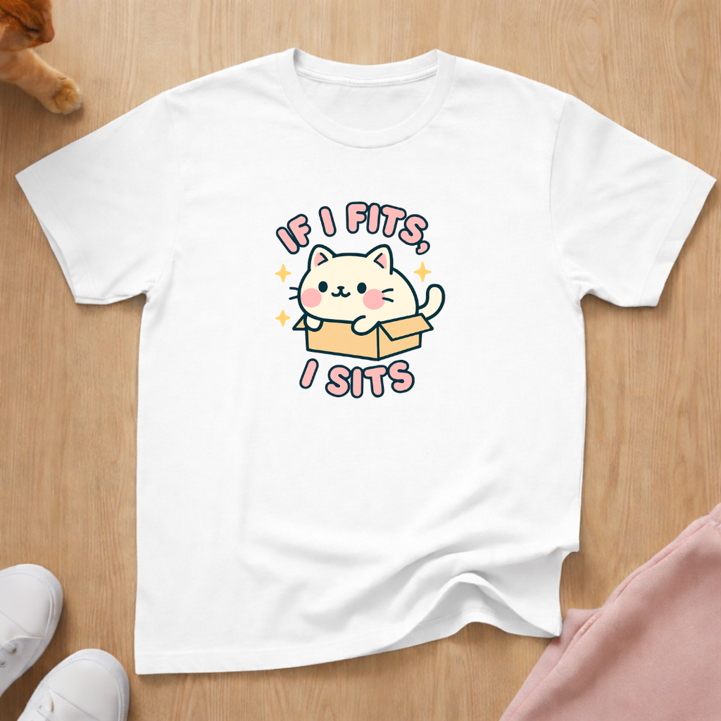 Cute if I fits cat T-shirt