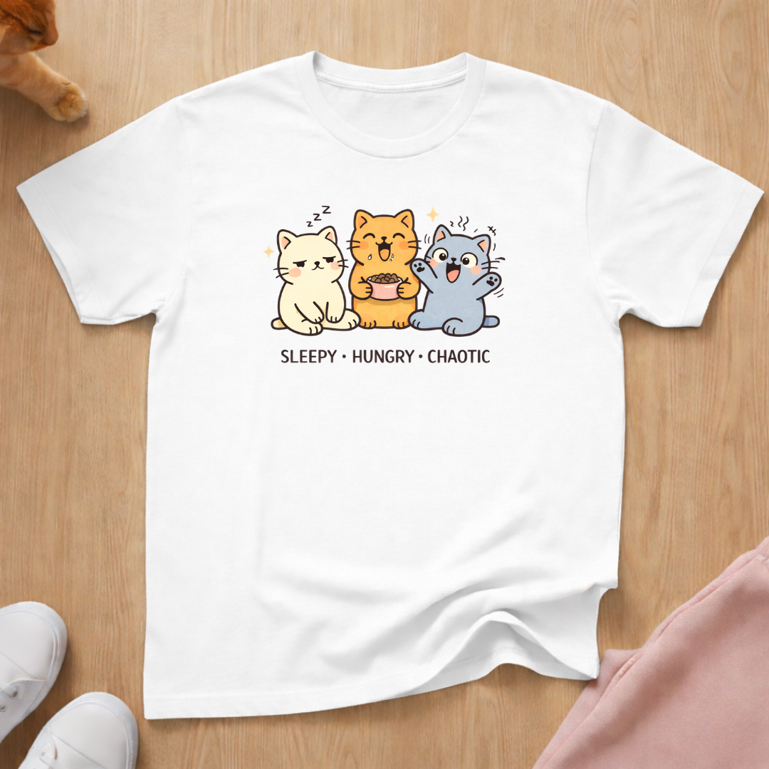 Sleepy Hungry Chaotic T-shirt