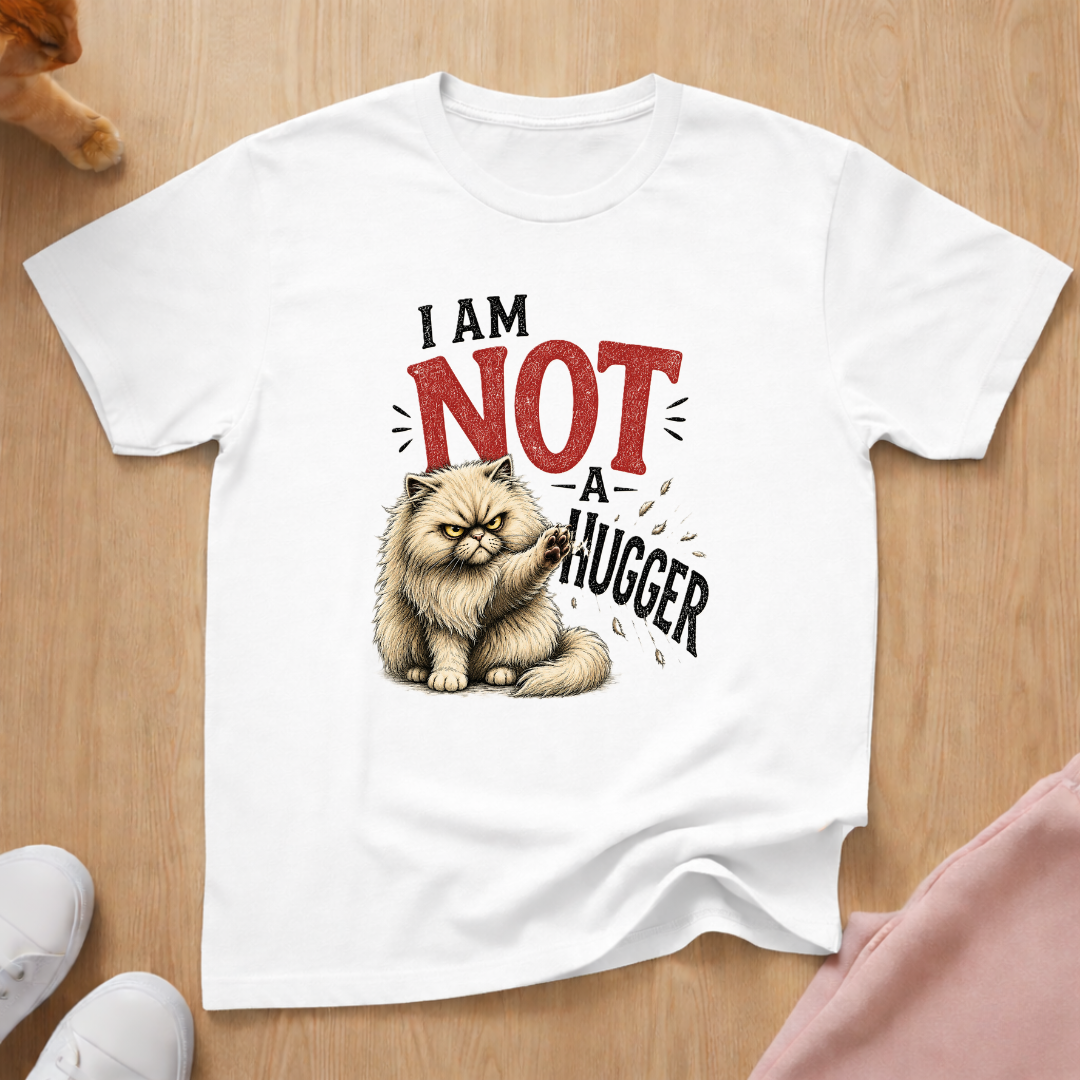 Not a hugger (dark) T-shirt